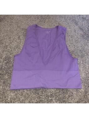 Urban Outfitters Women's Purple Crop-top